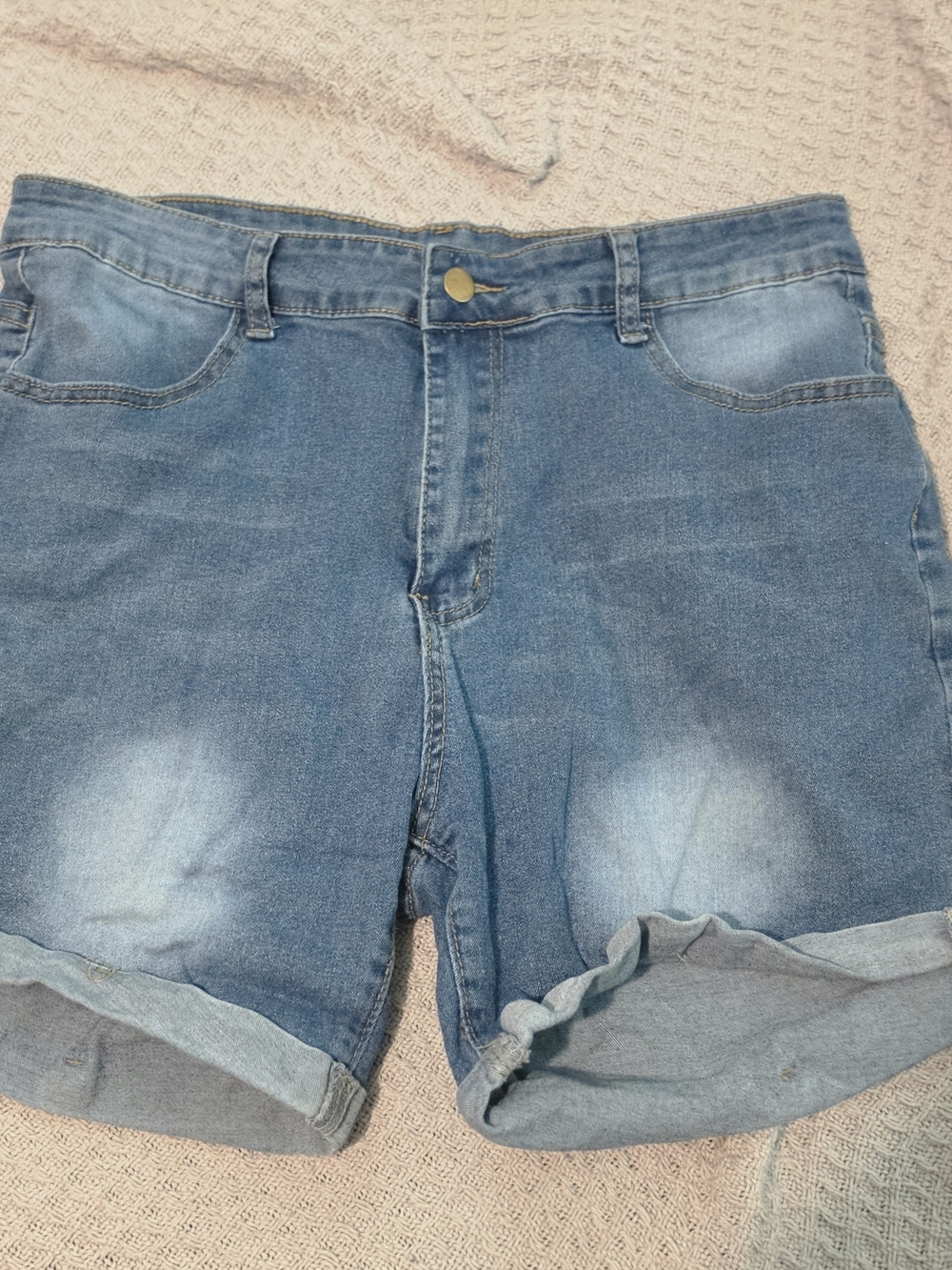Men's Blue Denim Shorts